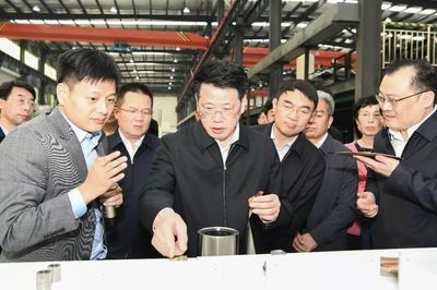 杨光荣、孙正东分别率队观摩全市产业发展项目 瑞琦塑胶展现建设成果